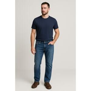 Classic Straight Fit Medium Wash Denim Jeans Lucky Brand Men’s 34x32